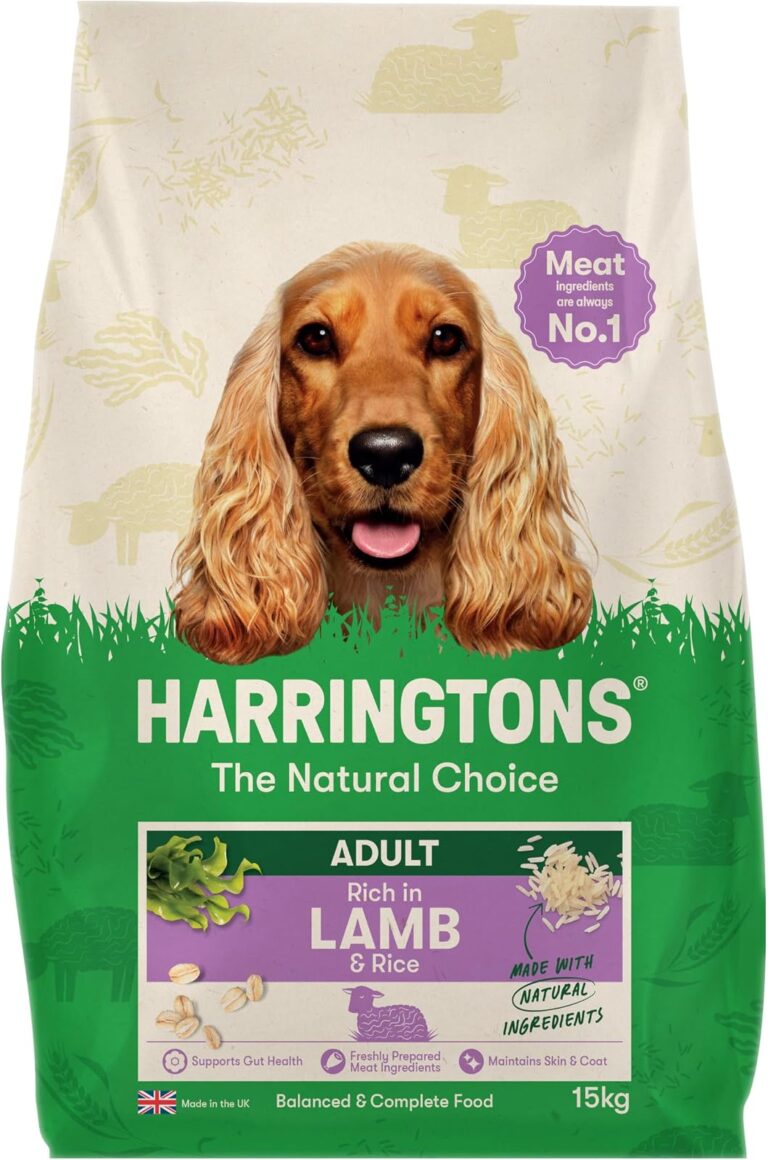 Harringtons Complete Dry Adult Dog Food with Lamb and Rice for Sensitive Stomachs