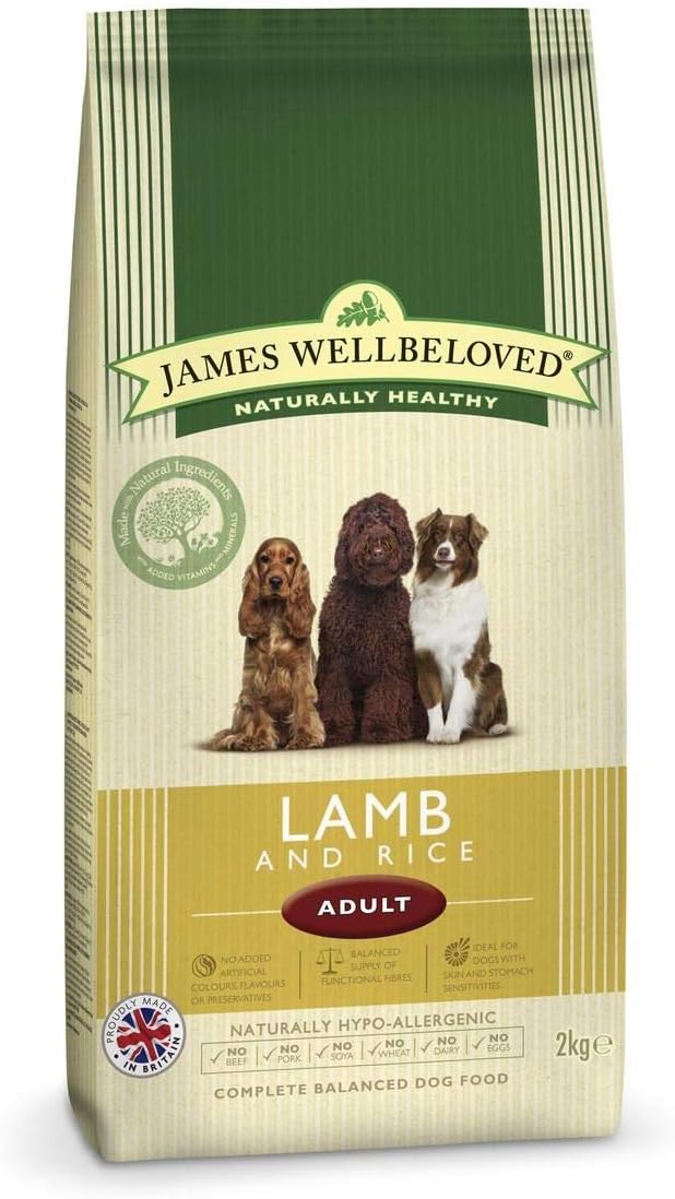James Wellbeloved Lamb & Rice Adult Dog Food for Sensitive Dogs