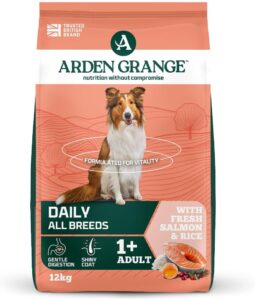 Arden Grange Adult Dry Dog Food with Fresh Salmon and Rice for Sensitive Dogs