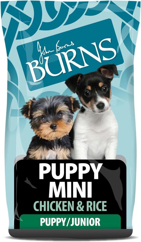 Burns Pet Nutrition Hypoallergenic Complete Dry Dog Food Puppy Mini Suited for small breed puppies and healthy growth