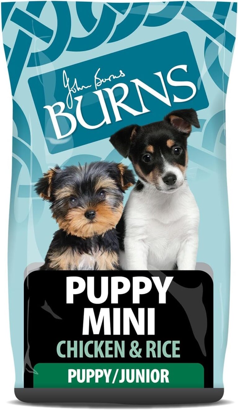 Burns Pet Nutrition Hypoallergenic Complete Dry Dog Food Puppy Mini Suited for small breed puppies and healthy growth