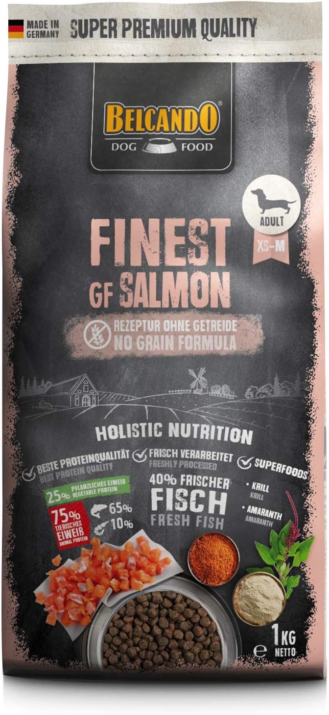Belcando Finest GF Salmon Dry Food for Adult Dogs with Sensitive Proteins