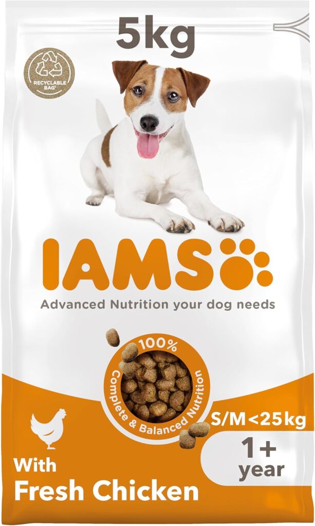 IAMS Adult Small Medium Complete Dry Dog Food with DentalCare for Healthy Teeth