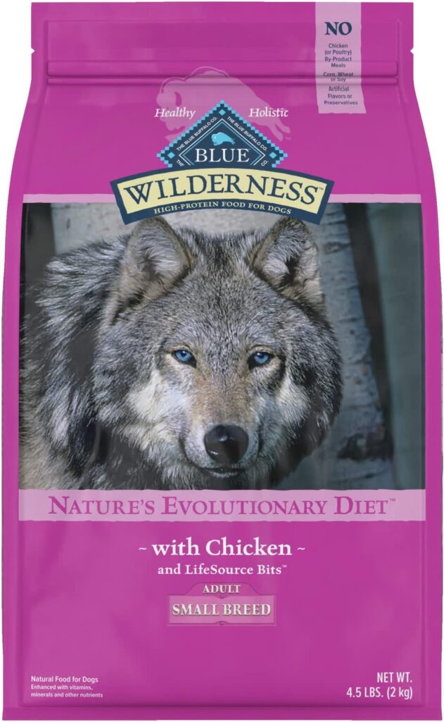 Blue Buffalo Wilderness Small Breed Dry Dog Food: Grain Free for Adults