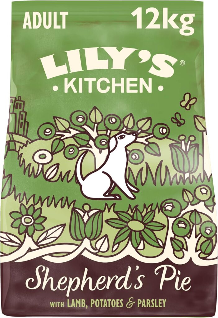 Lilys Kitchen Adult Dry Dog Food Shepherd’s Pie suited for sensitive stomachs