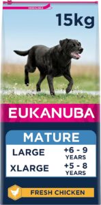 Eukanuba Complete Dry Dog Food for Mature Seniors Large Breeds with Fresh Chicken for Joint Support