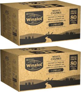 Winalot Dog Food Pouches Mixed in Jelly We Tested for Adult Dogs