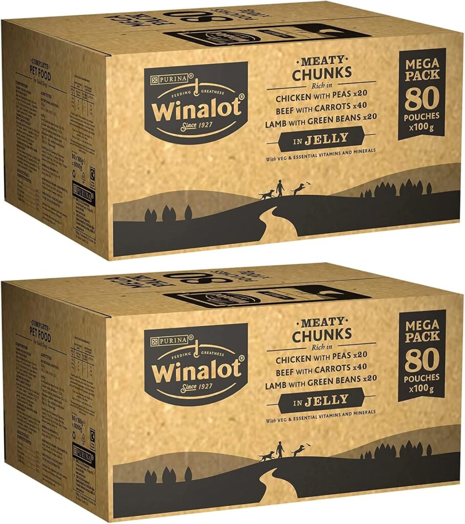 Winalot Dog Food Pouches Mixed in Jelly We Tested for Adult Dogs