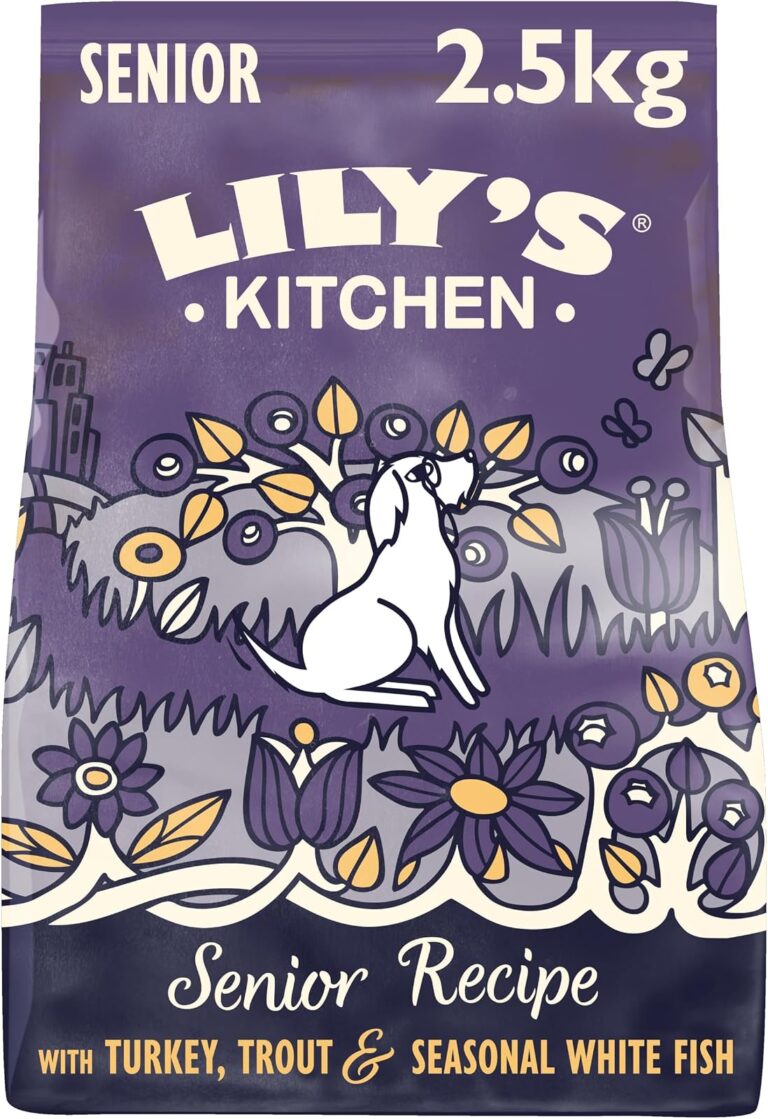 Lily’s Kitchen Senior Dry Dog Food Turkey and Trout for Older Dogs